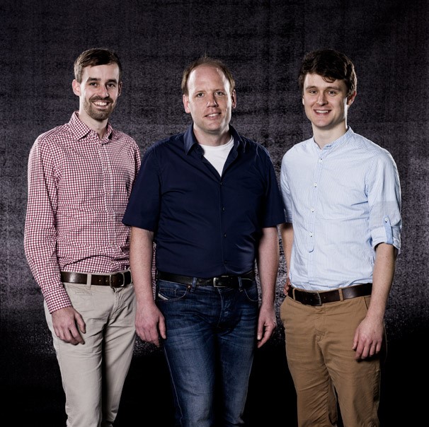 Stefan Gärtner, Dr.-Ing. Alexander Colsmann und Daniel Bahro
