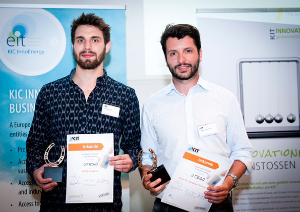 The winners of the award for the best energy idea 2015 otego GmbH
