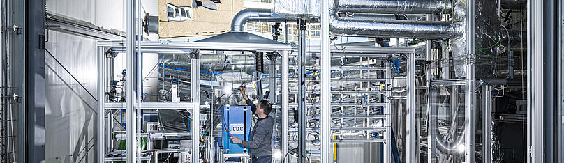Eine Anlage zur Methanpyrolyse