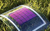 Mechanically flexible and suitable for many applications: "plastic solar cells".